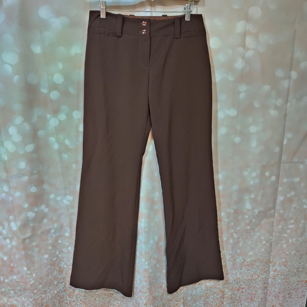 🌸 3/20 SALE* A. Byer Cambridge Brown Wide Leg Dress Pants Sz 9